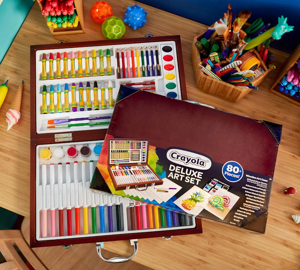 Deluxe Wooden Art Set Over 75 Pieces