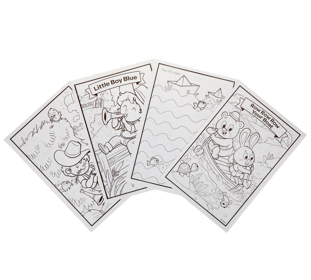 Nursery Rhymes Coloring Book