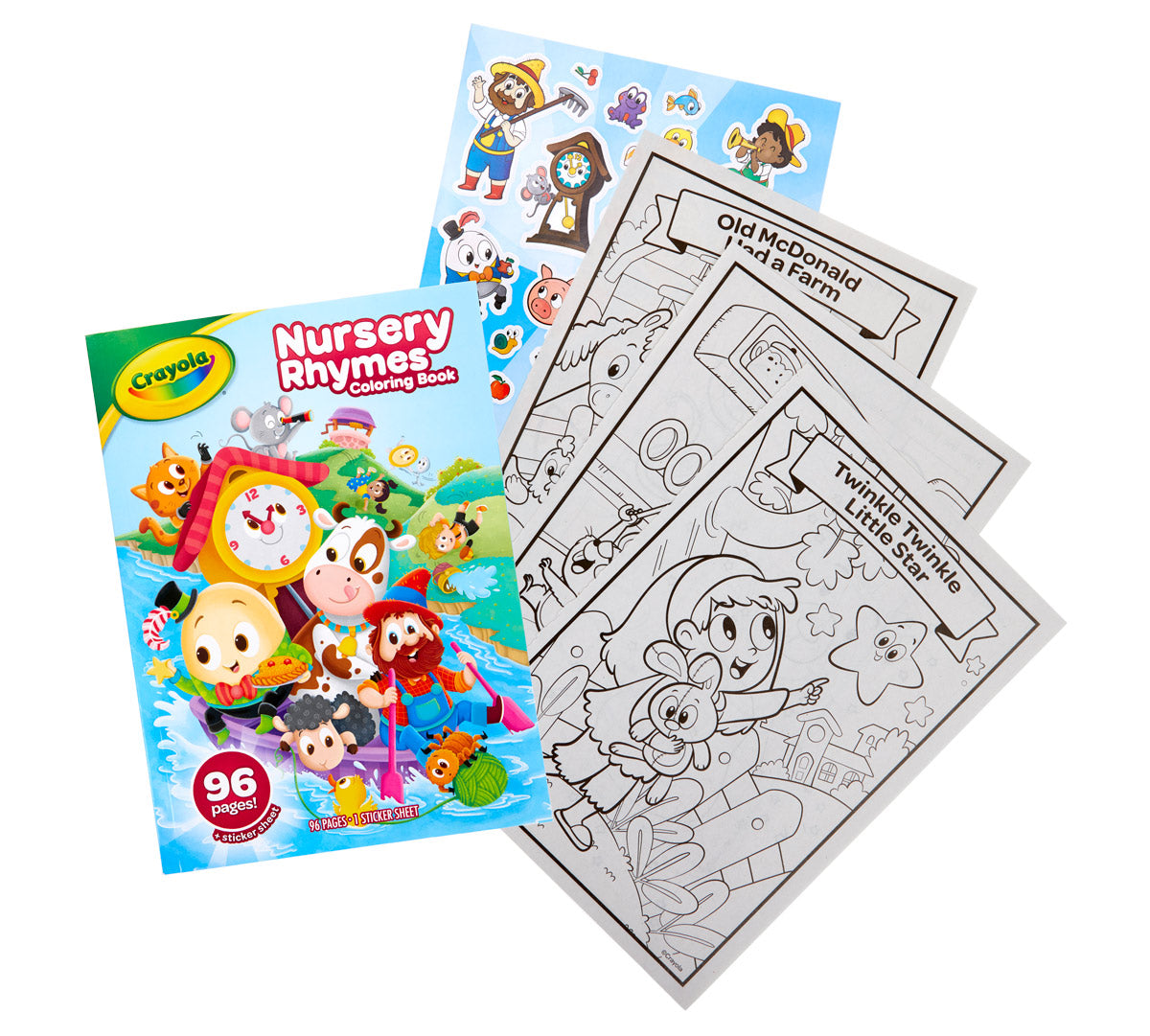 Nursery Rhymes Coloring Book