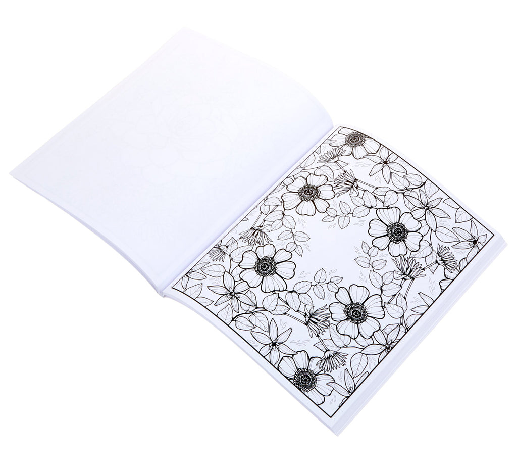Florals A Flower Coloring Book