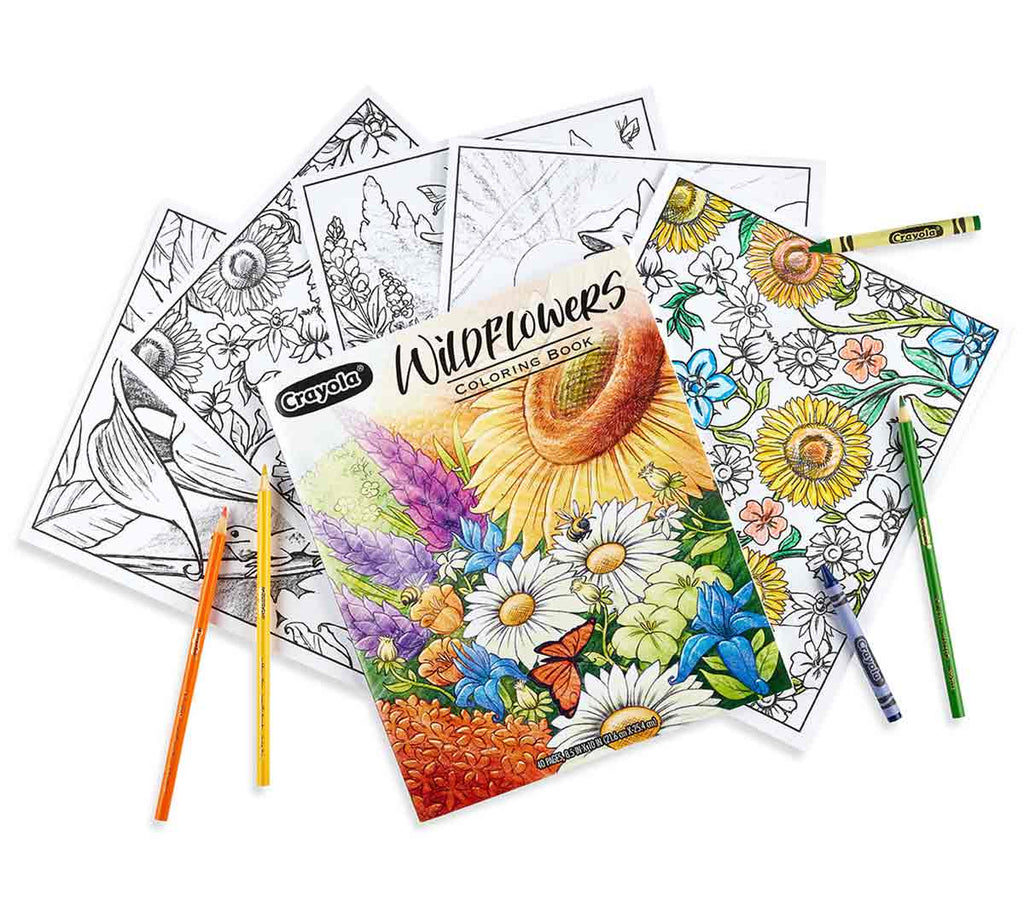 Wildflowers Coloring Book