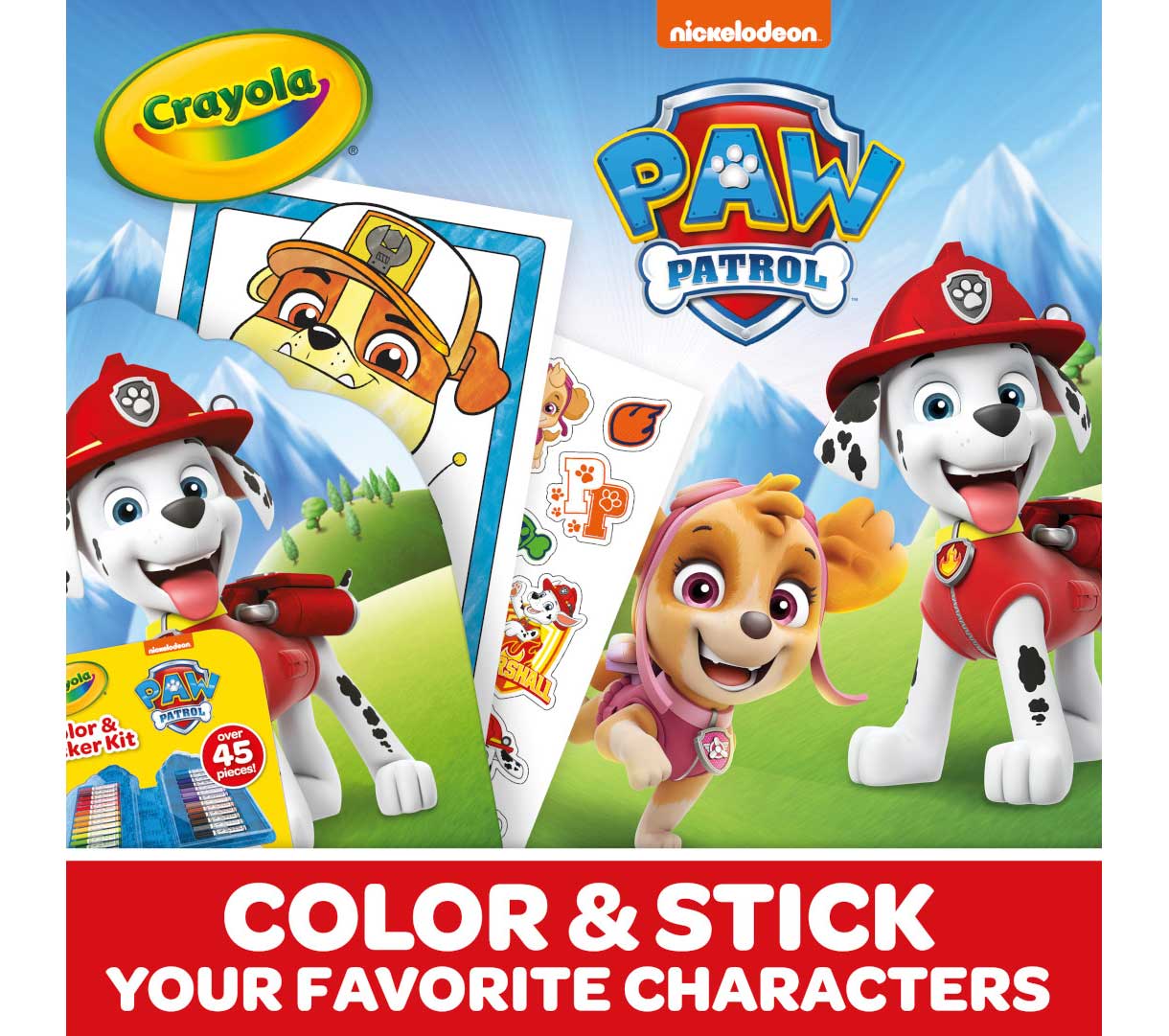 PAW Patrol Color &amp; Sticker Kit