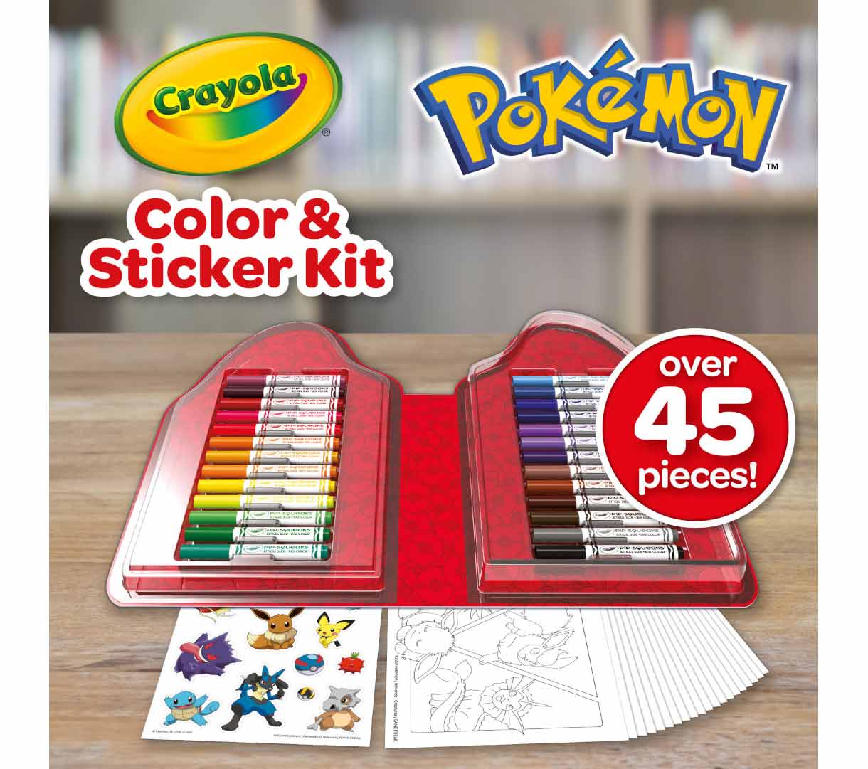 Pokémon Color &amp; Sticker Kit