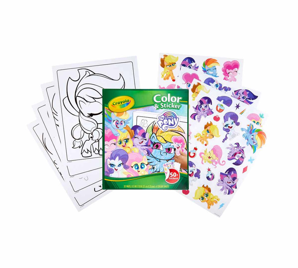 My Little Pony Color and Sticker Book