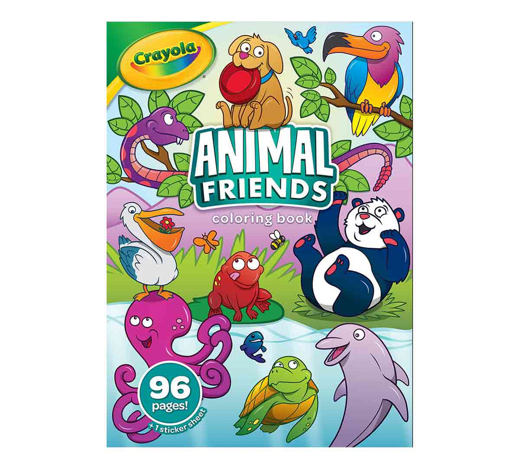 Animal Friends Coloring Book 96 Animal Coloring Pages