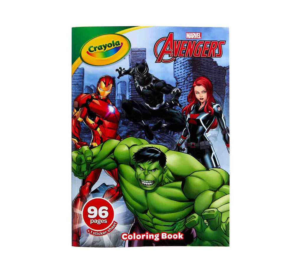 Avengers Coloring Book with Stickers