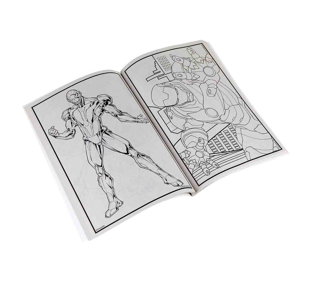 Avengers Coloring Book with Stickers