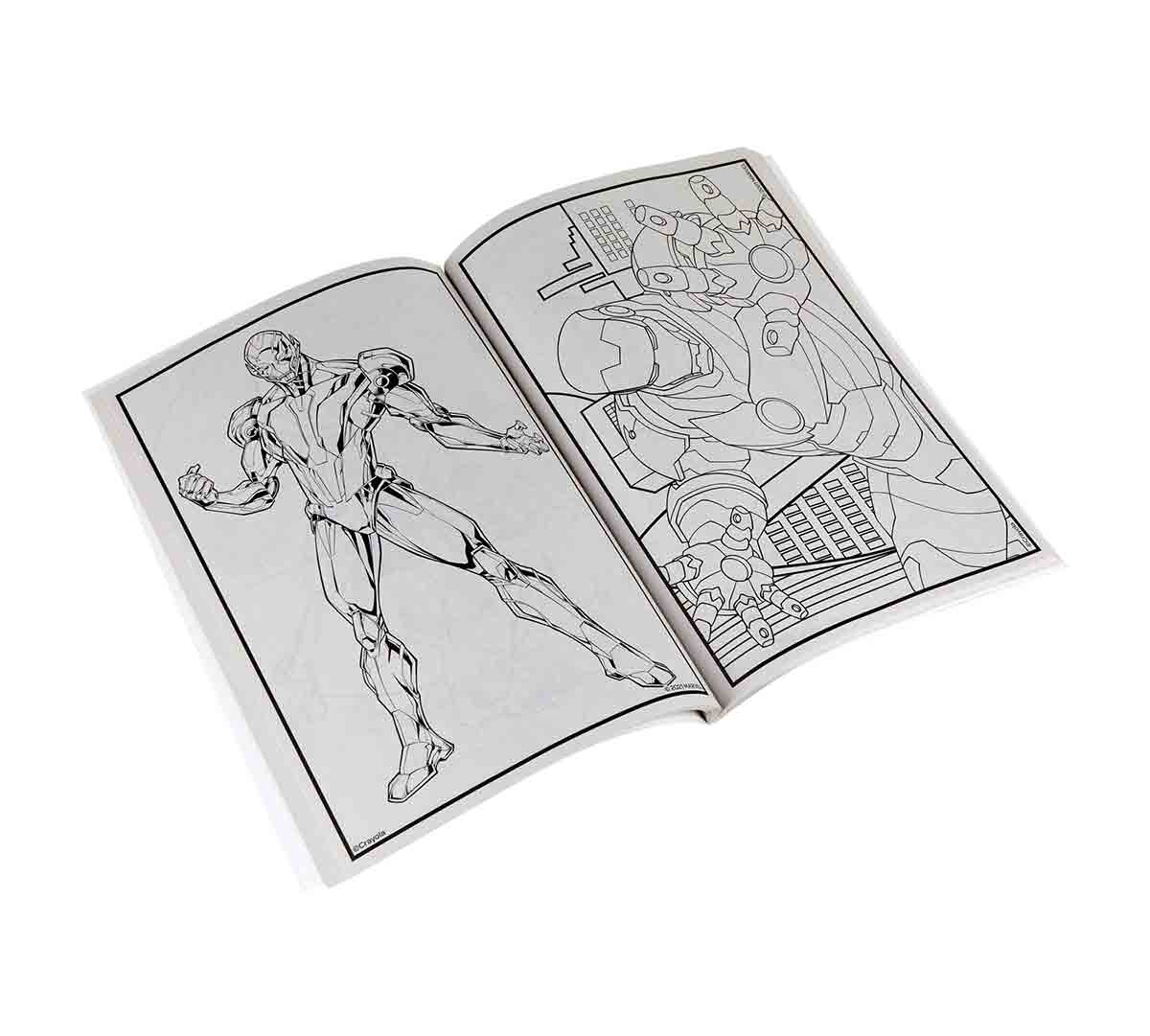 Avengers Coloring Book with Stickers