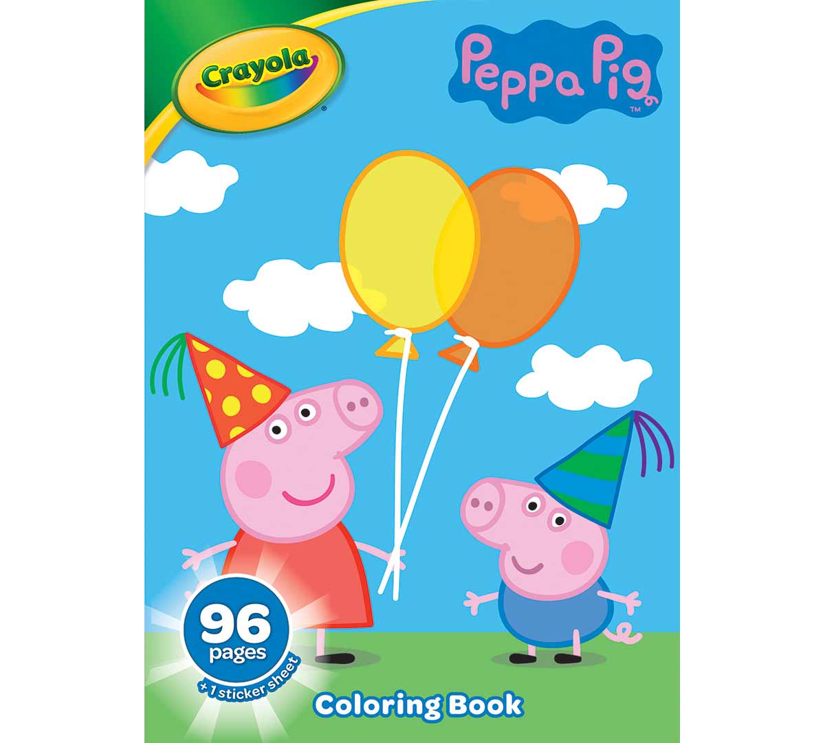 Peppa Pig Coloring &amp; Sticker Book 96 Pages