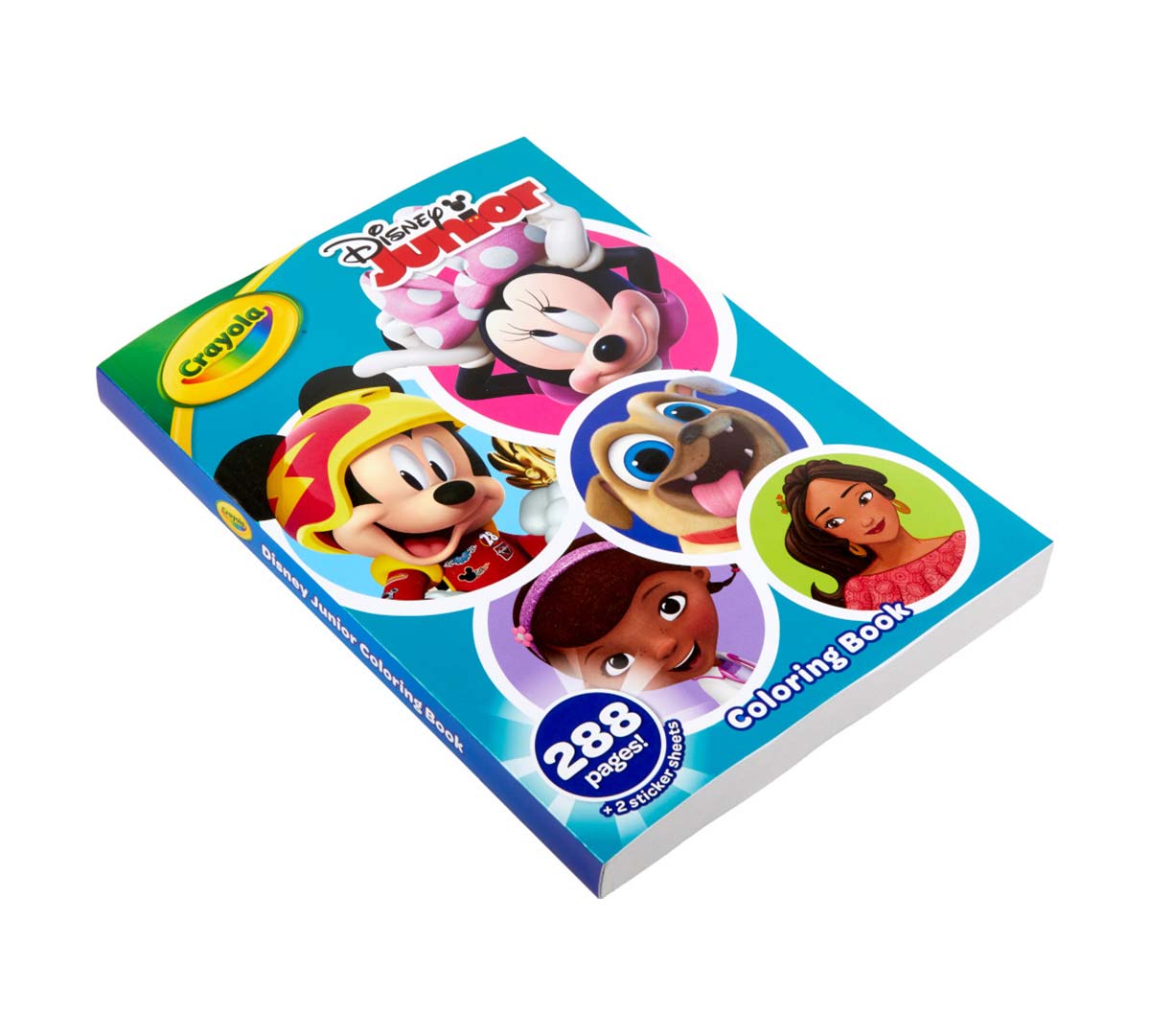Disney Junior Coloring Book with Stickers 288 Pages