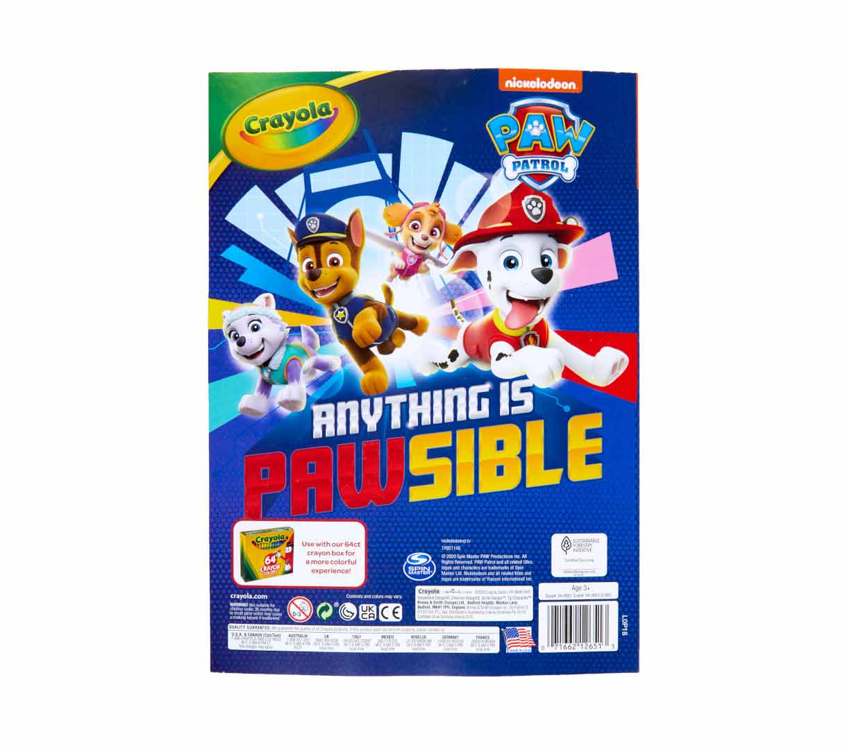 Paw Patrol Coloring Book 288 Pages