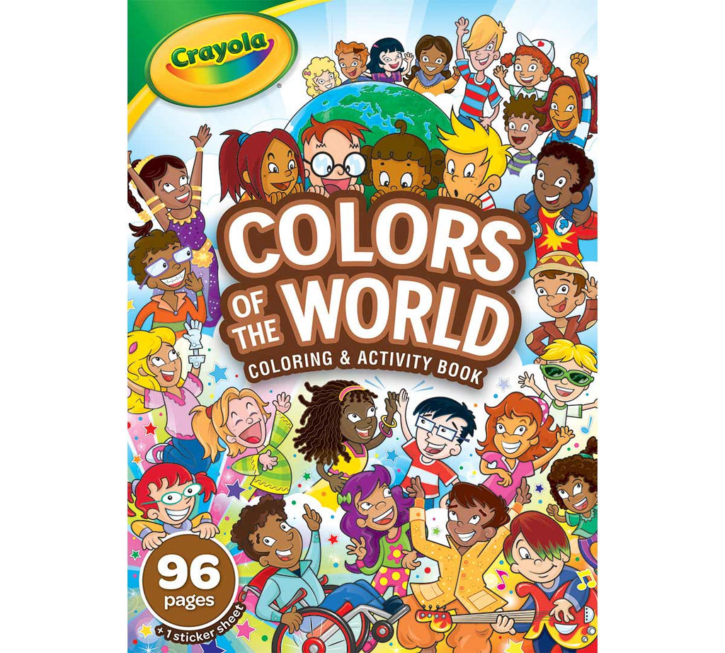 Colors of the World Coloring Book 96 Pages