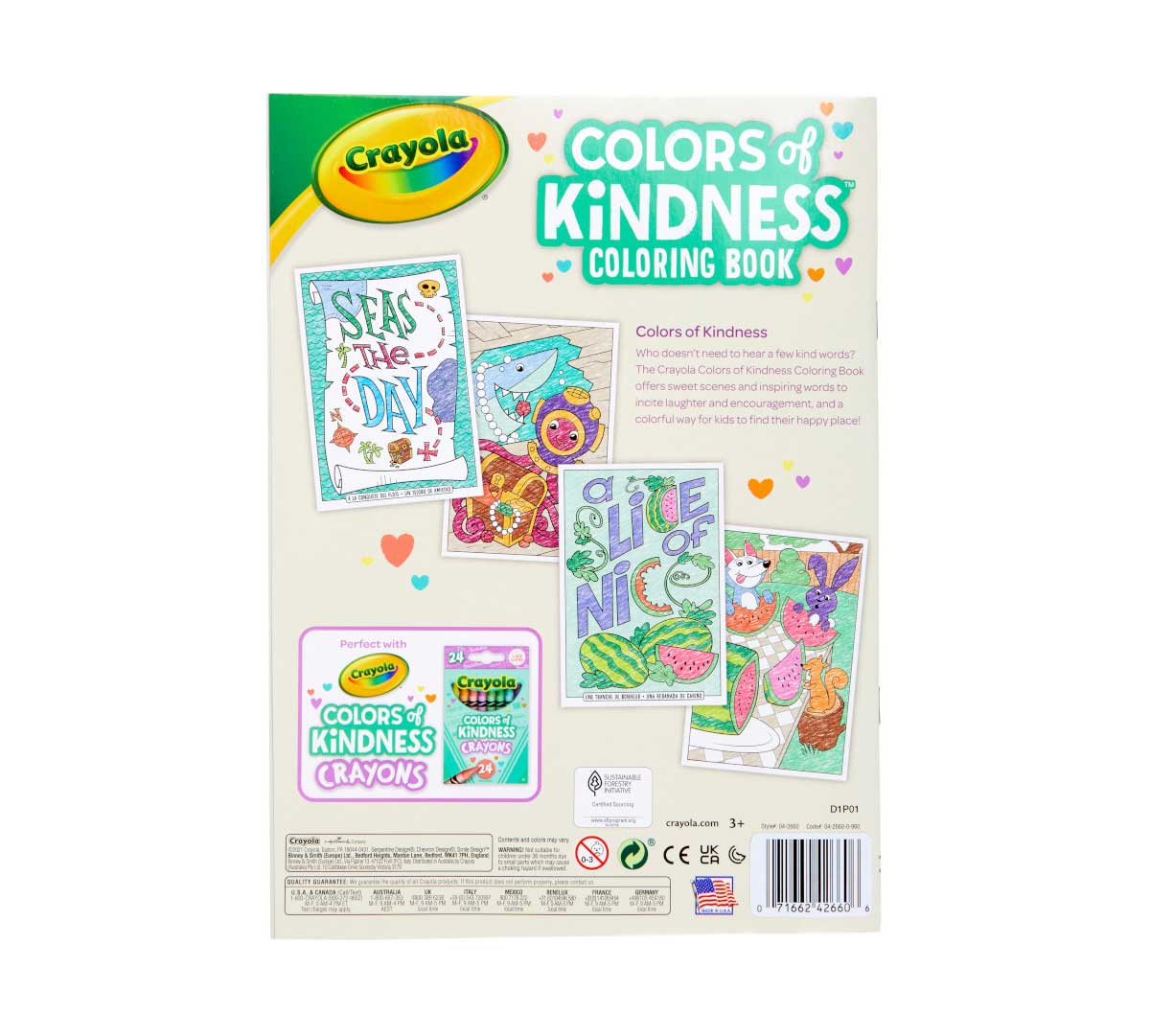 Colors of Kindness Coloring Book 48 Pages