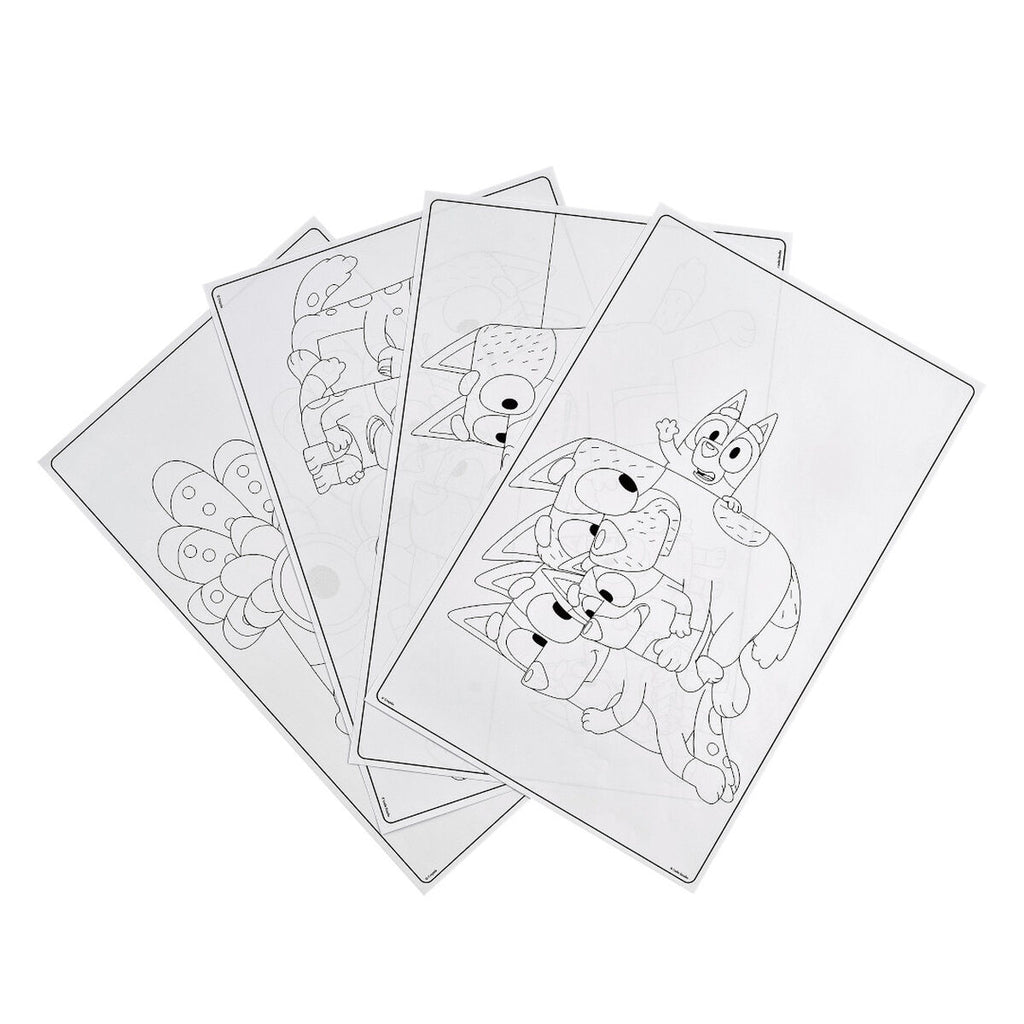 Giant Coloring Pages Bluey 18 pages