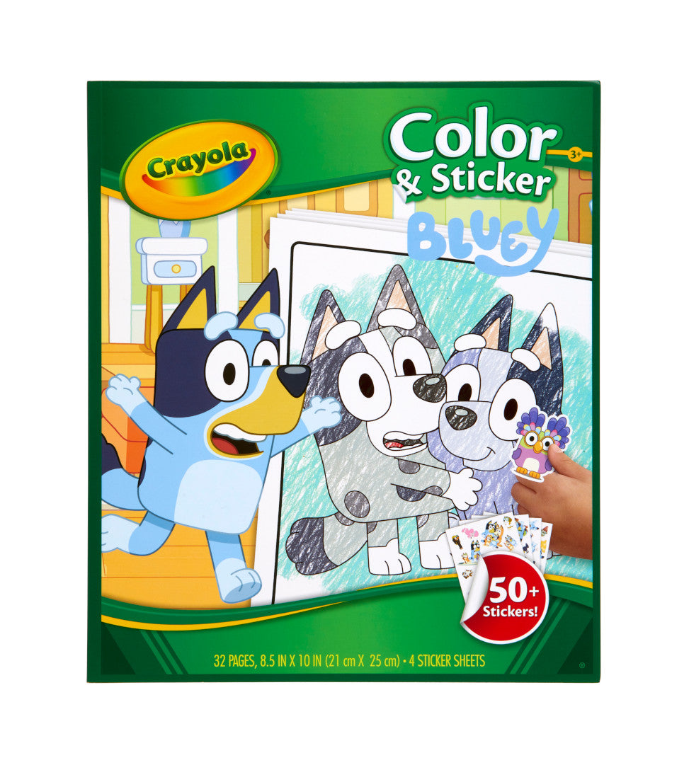 Bluey Color &amp; Sticker Activity Book