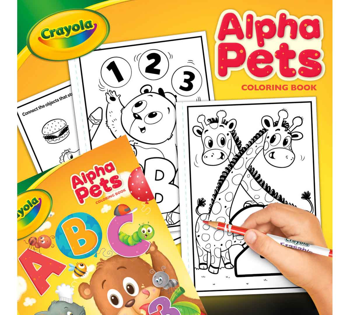 Alpha Pets Coloring Book 96 Pages