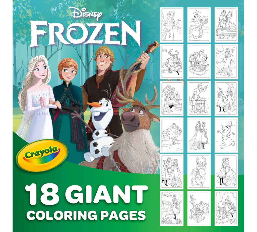Giant Frozen Coloring Pages 18 Pages