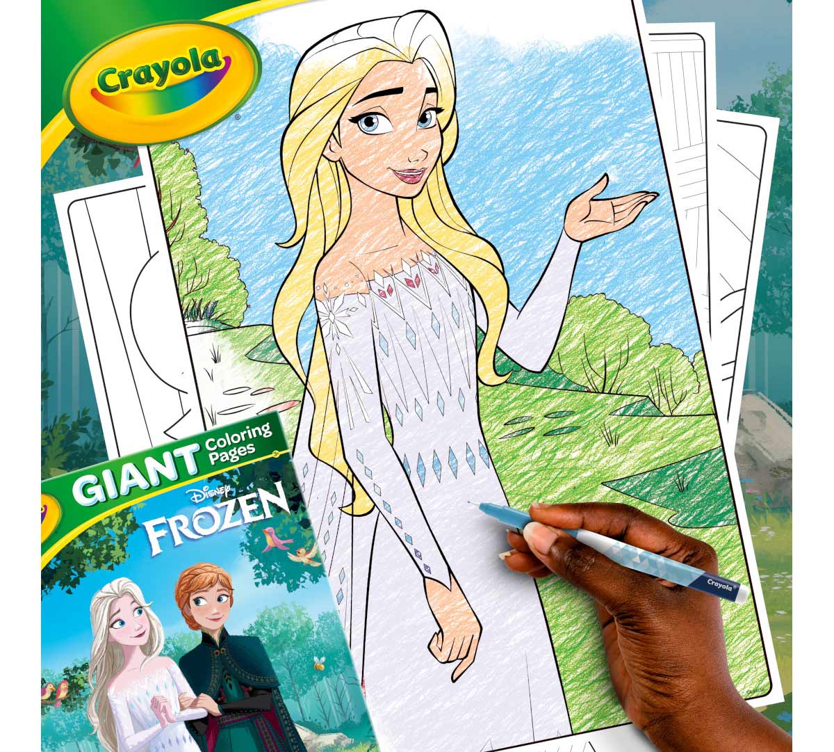 Giant Frozen Coloring Pages 18 Pages
