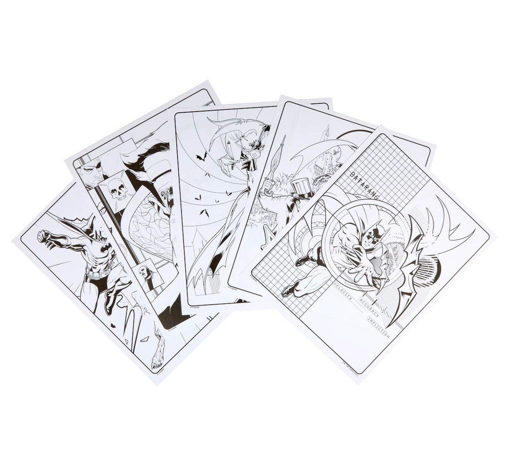Art with Edge Batman Coloring Pages 28 Sheets