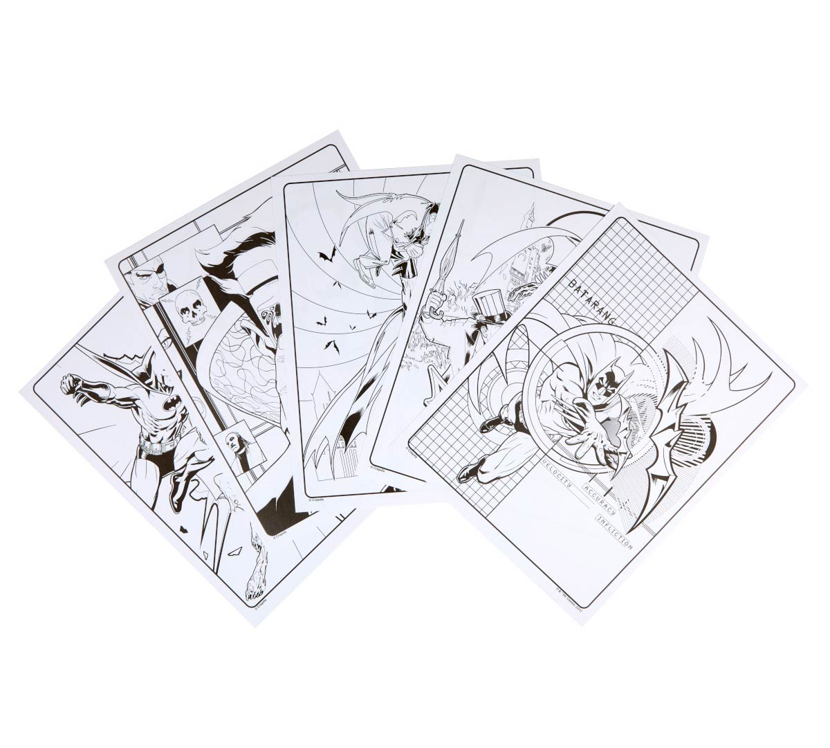 Art with Edge Batman Coloring Pages 28 Sheets
