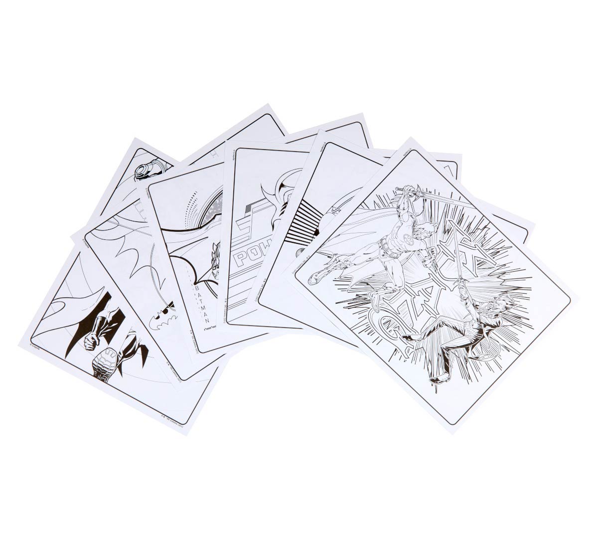 Art with Edge Batman Coloring Pages 28 Sheets