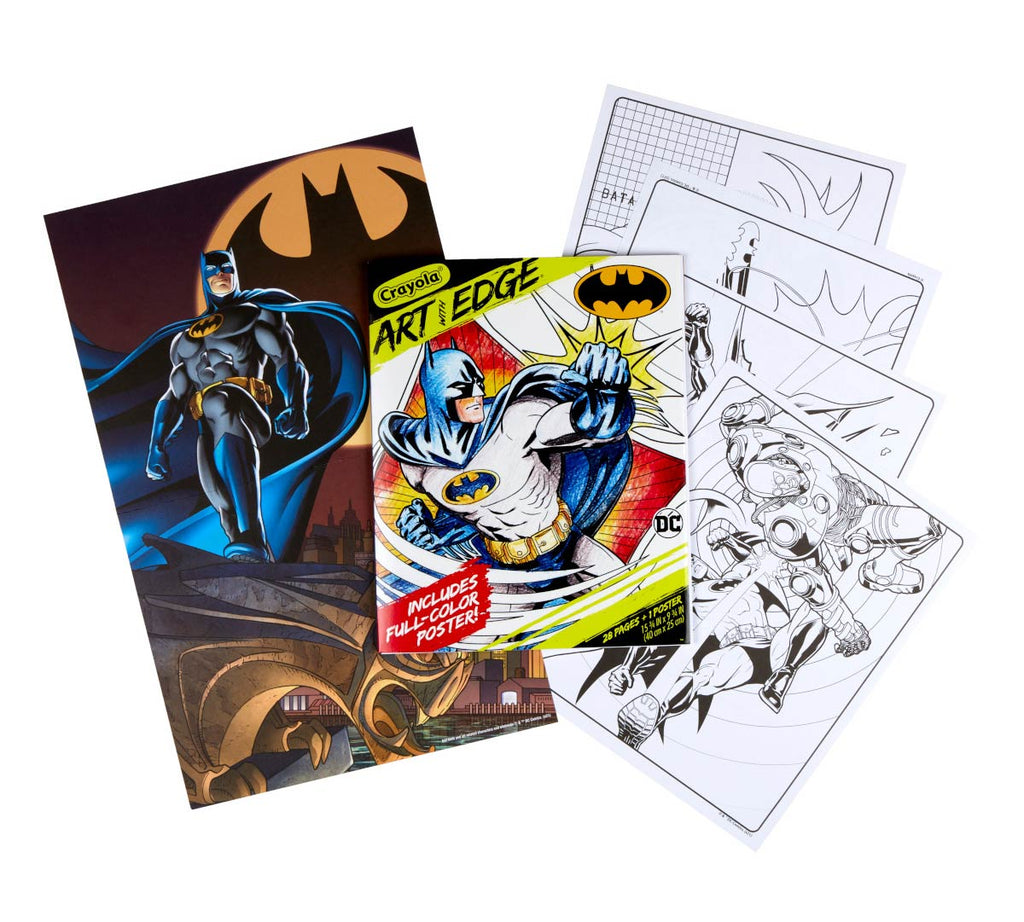 Art with Edge Batman Coloring Pages 28 Sheets