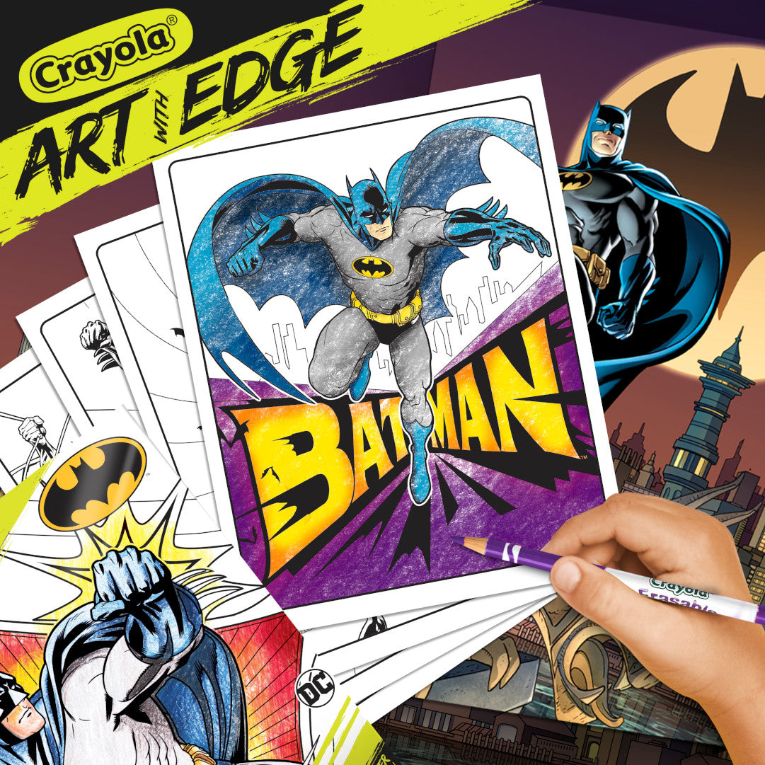 Art with Edge Batman Coloring Pages 28 Sheets