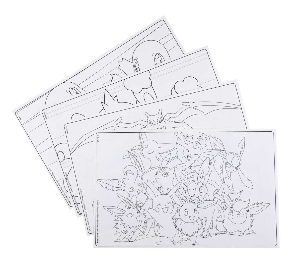 Giant Coloring Pages Pokémon 18 pages