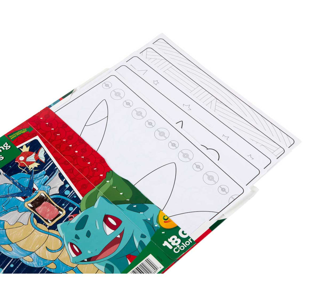 Giant Coloring Pages Pokémon 18 pages