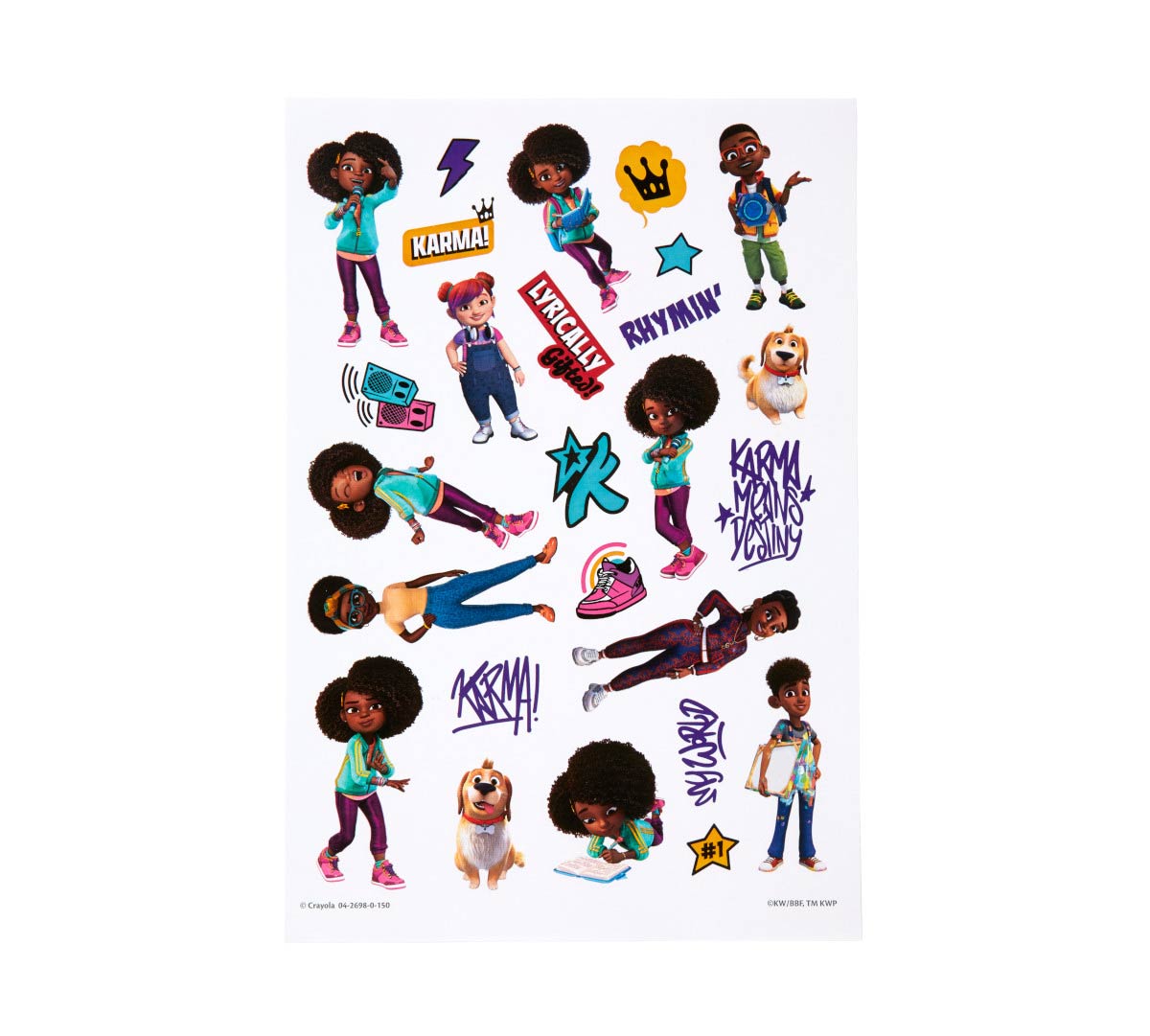 Karma's World Coloring Book 96 Pages