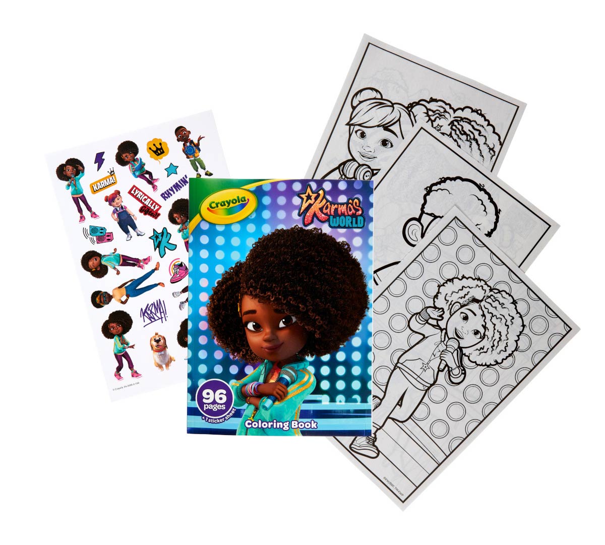 Karma's World Coloring Book 96 Pages