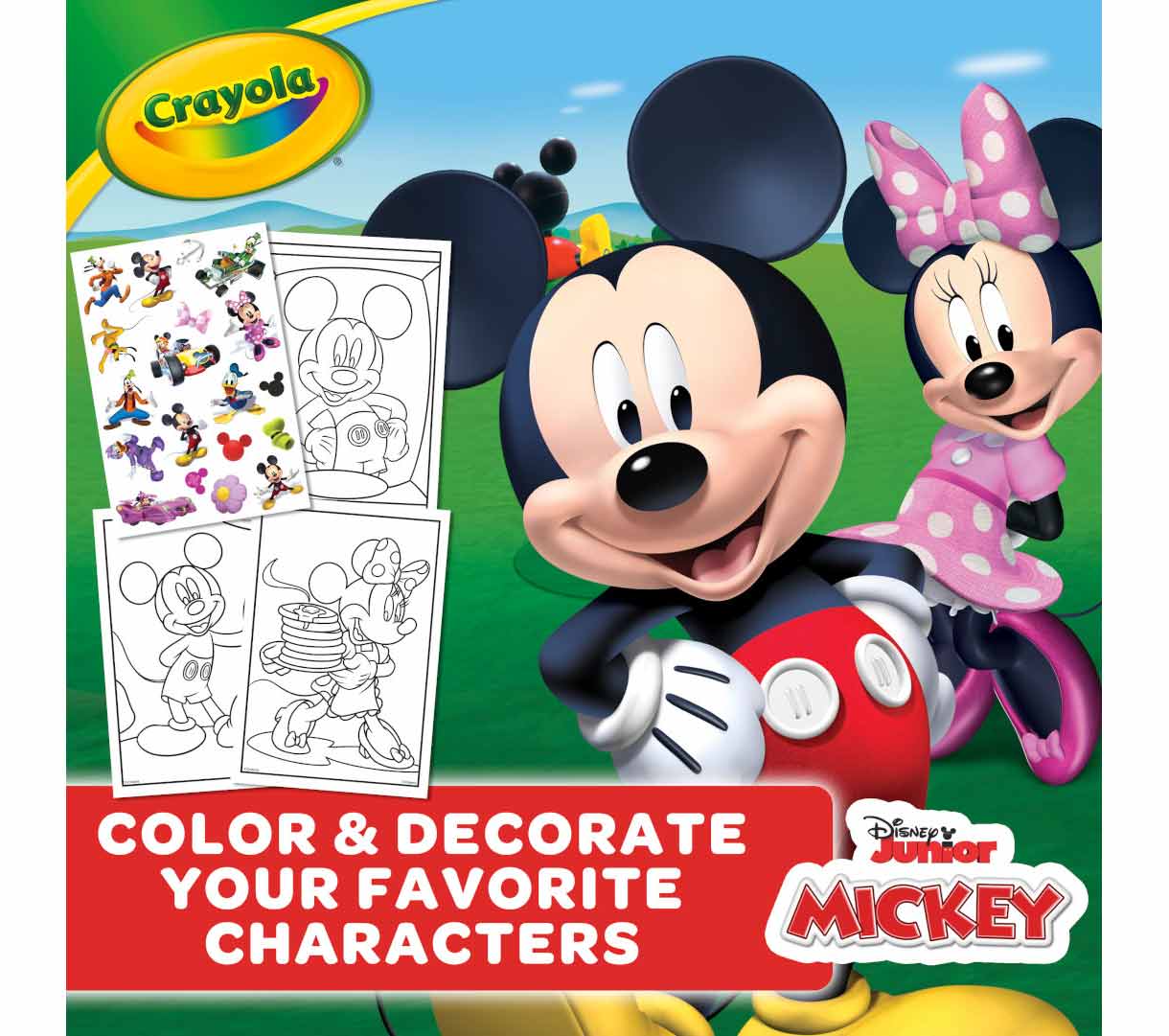 Mickey Mouse Coloring Book &amp; Sticker Sheet 96 Pages