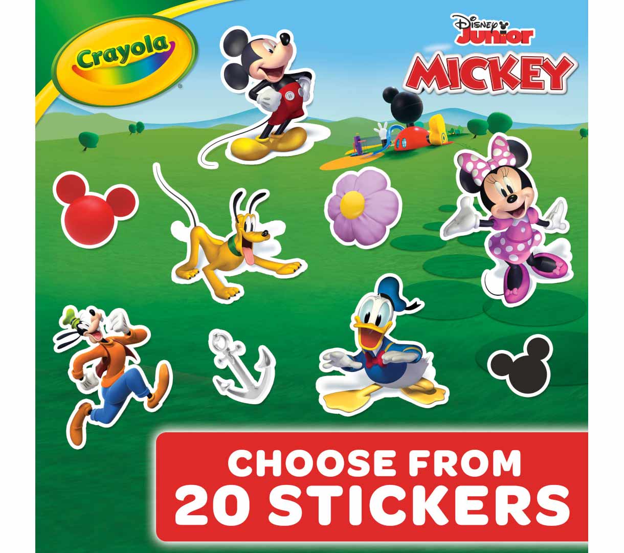 Mickey Mouse Coloring Book &amp; Sticker Sheet 96 Pages
