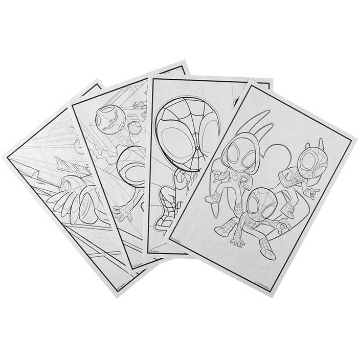 Spidey &amp; His Amazing Friends Coloring Book &amp; Sticker Sheet 96 Pages