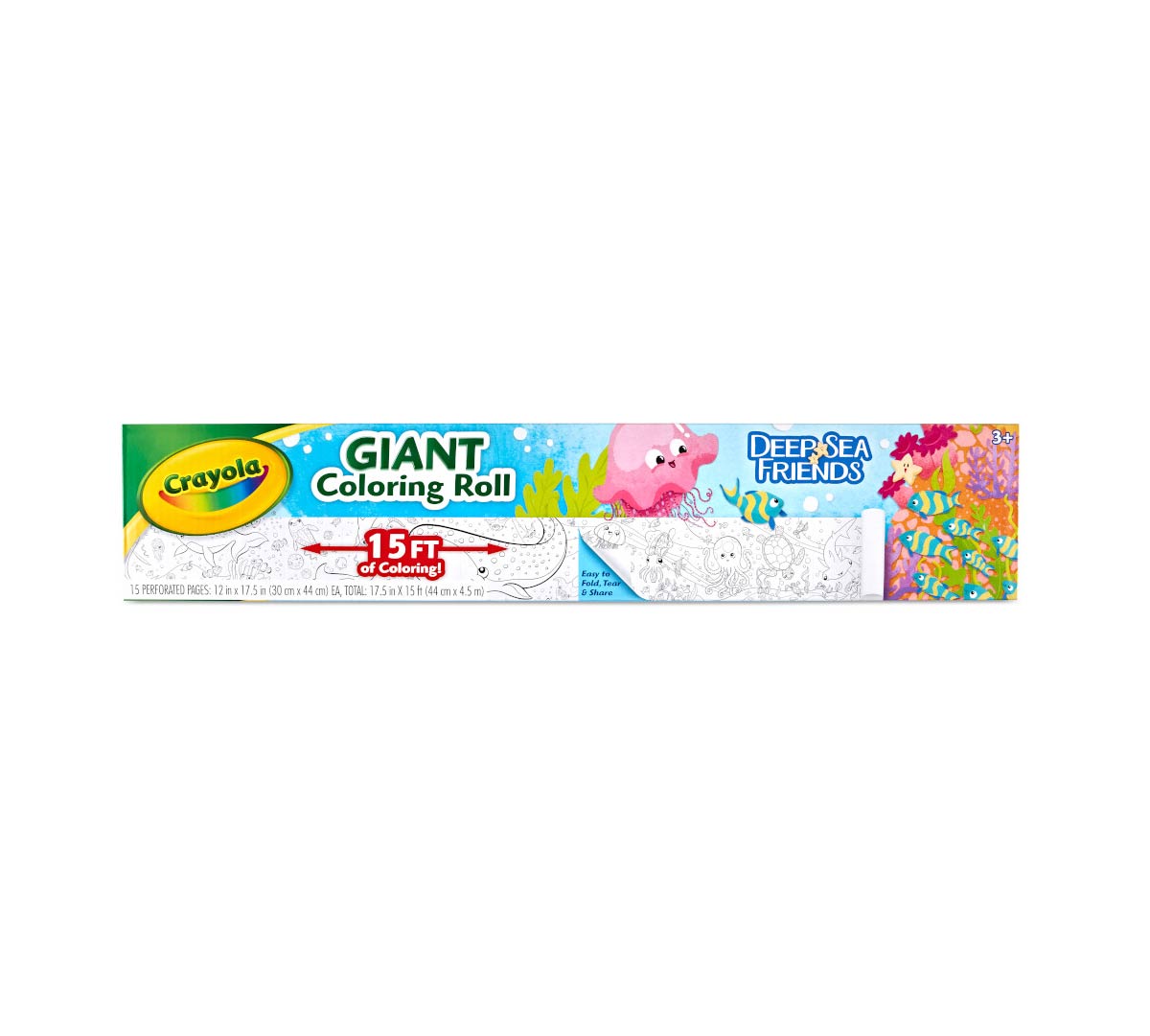 Deep Sea Friends Giant Coloring Roll