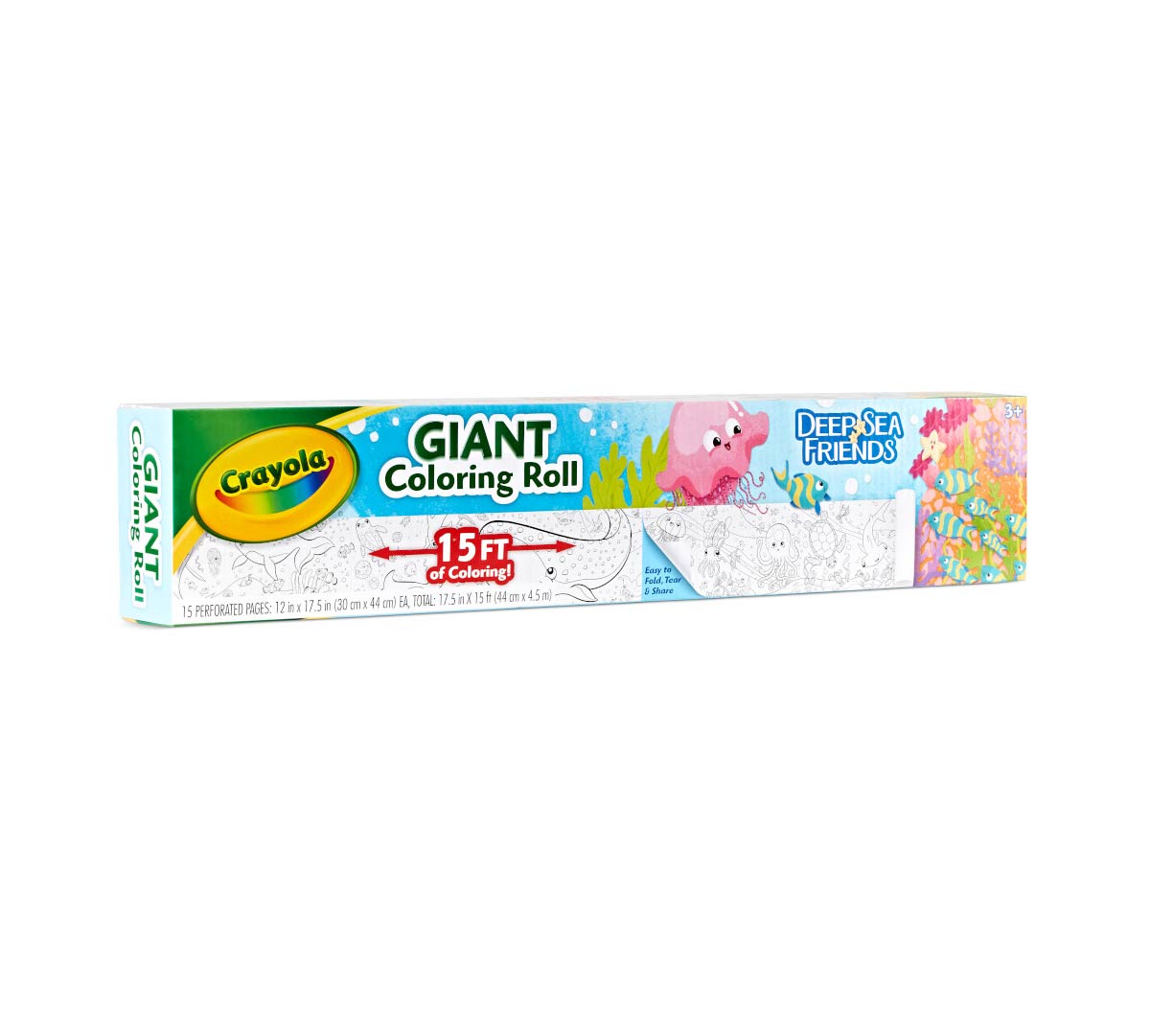 Deep Sea Friends Giant Coloring Roll