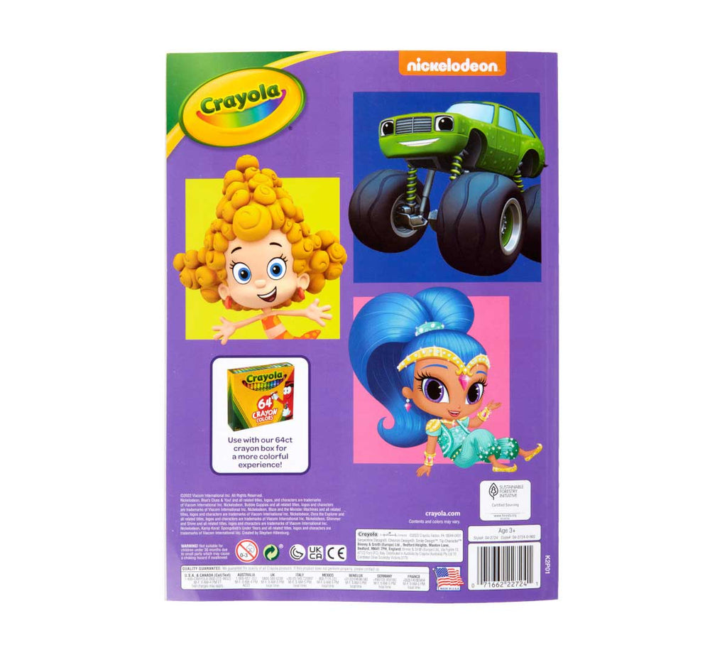 Crayola Nick Jr. Coloring Book 288 pgs with Stickers
