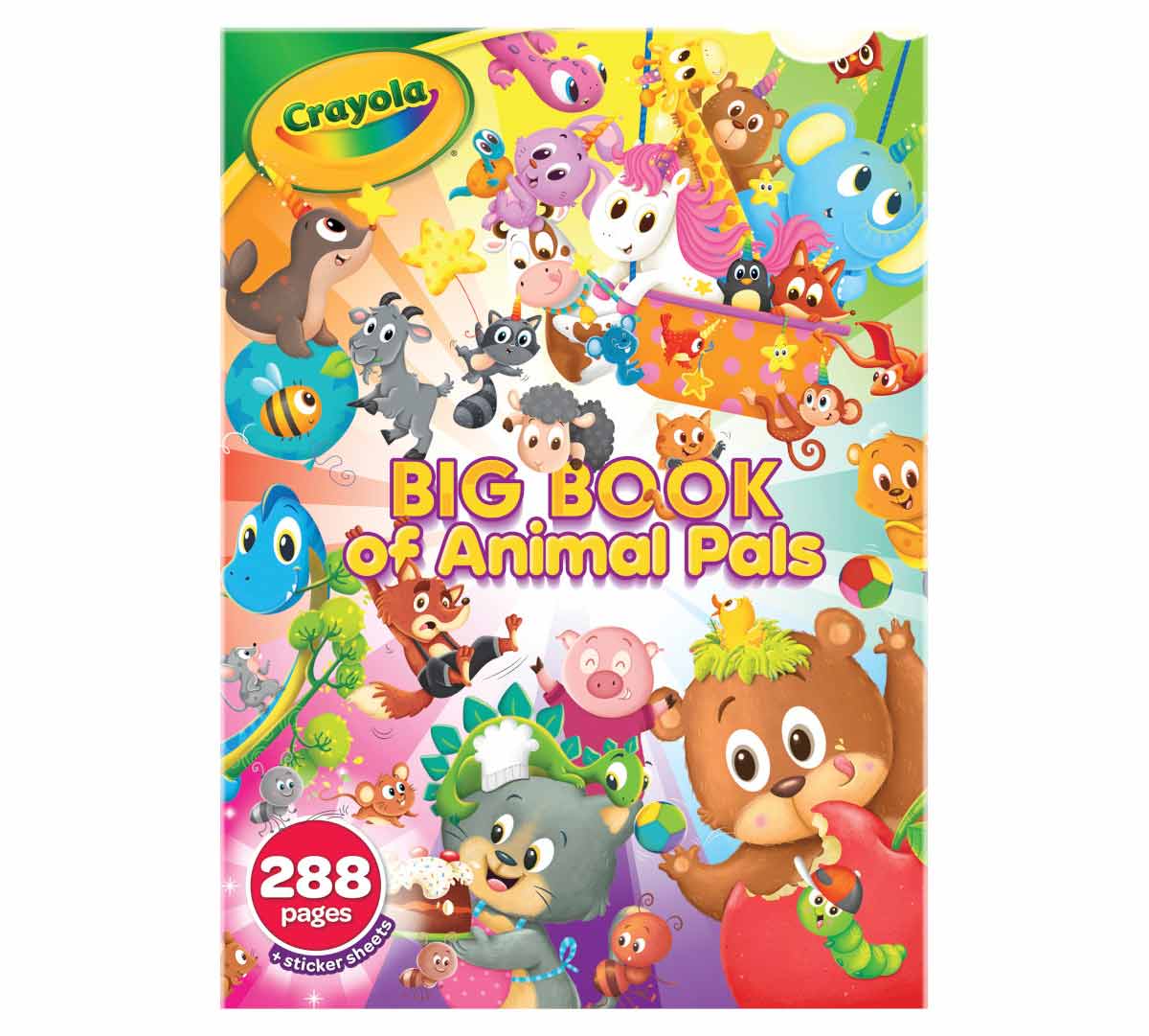 Big Book of Animal Pals Coloring Book 288 pages