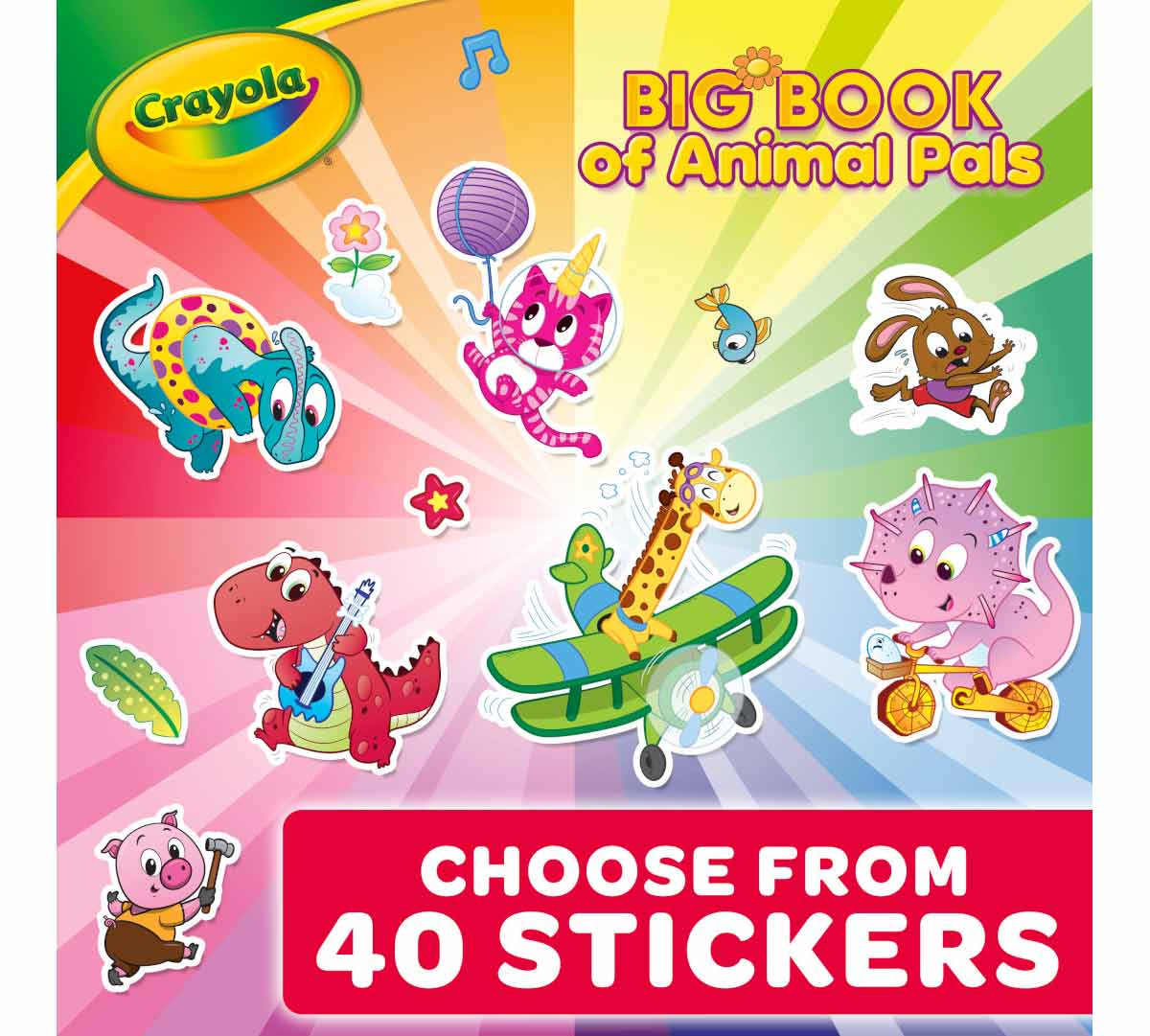 Big Book of Animal Pals Coloring Book 288 pages