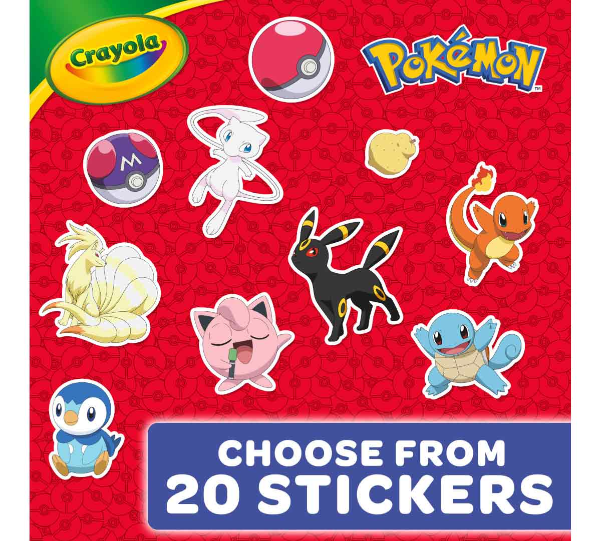 Pokémon Coloring &amp; Sticker Book 96 Pages