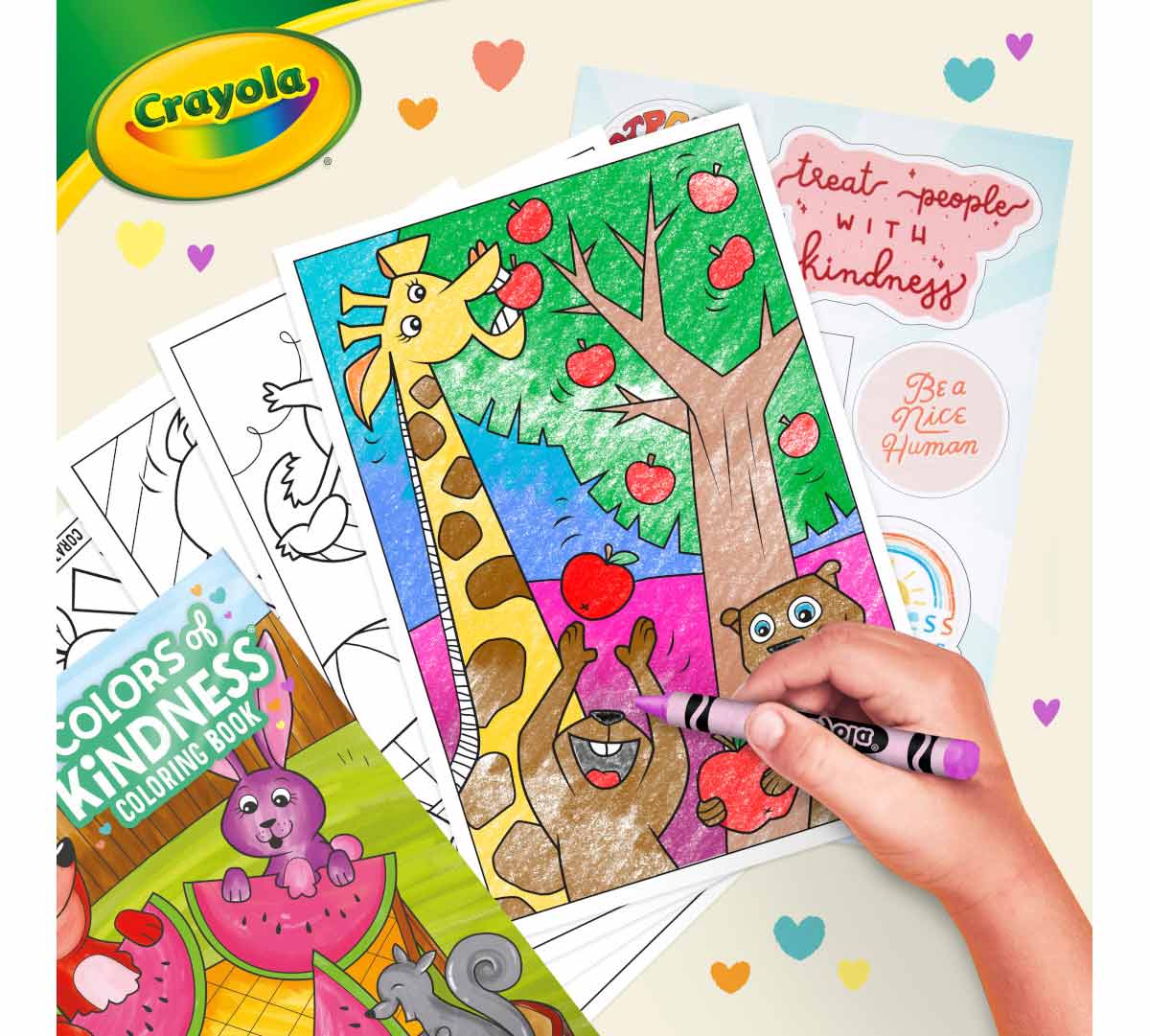Colors of Kindness Coloring Book 96 pages