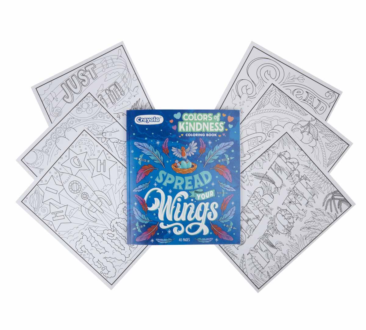 Colors of Kindness Coloring Book 40 Pages