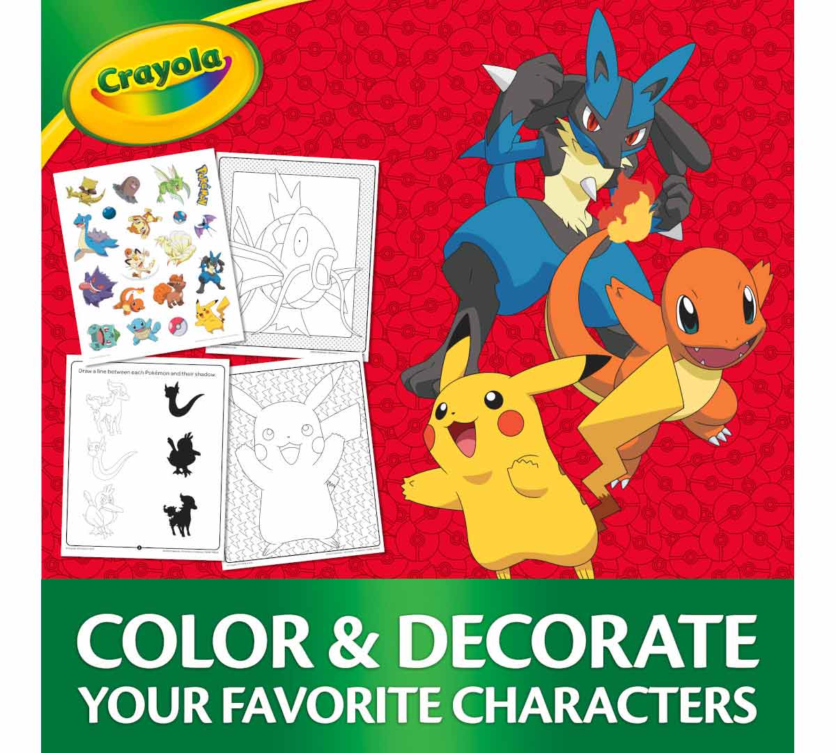 Pokémon Color and Sticker Activity Set with Markers