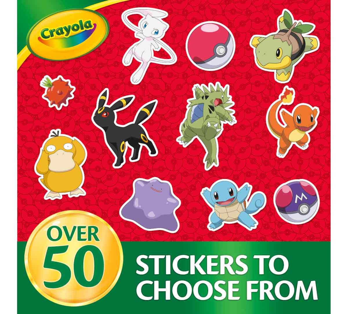 Pokémon Color and Sticker Activity Set with Markers