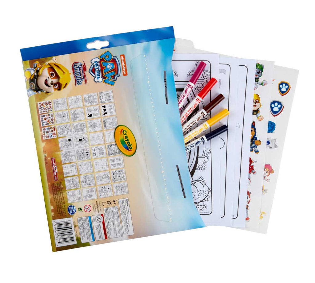Paw Patrol Color and Sticker Activity Set with Markers