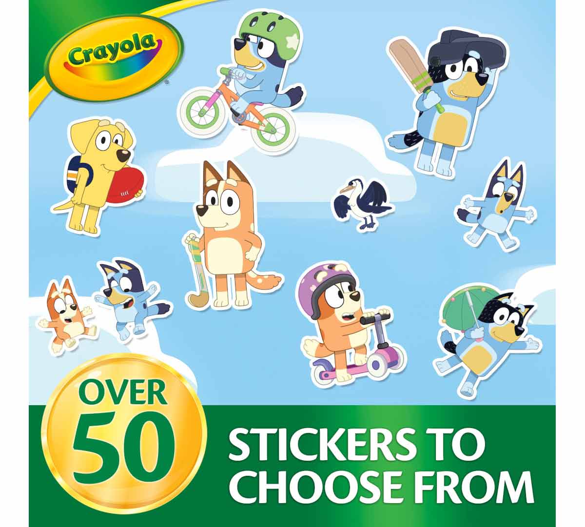 Bluey Color and Sticker Activity Set with Markers