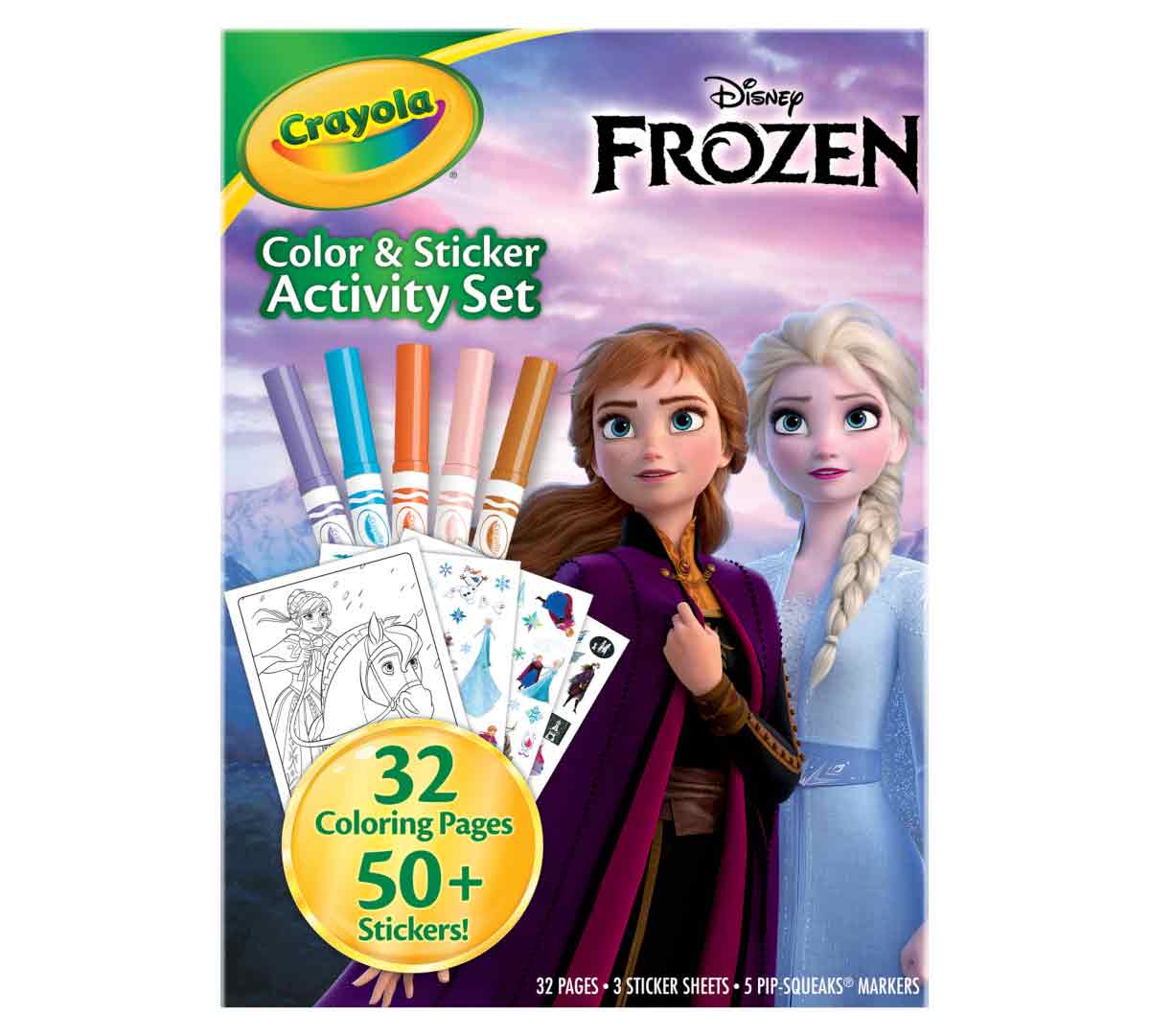 Disney Frozen Color and Sticker Activity Set with Markers