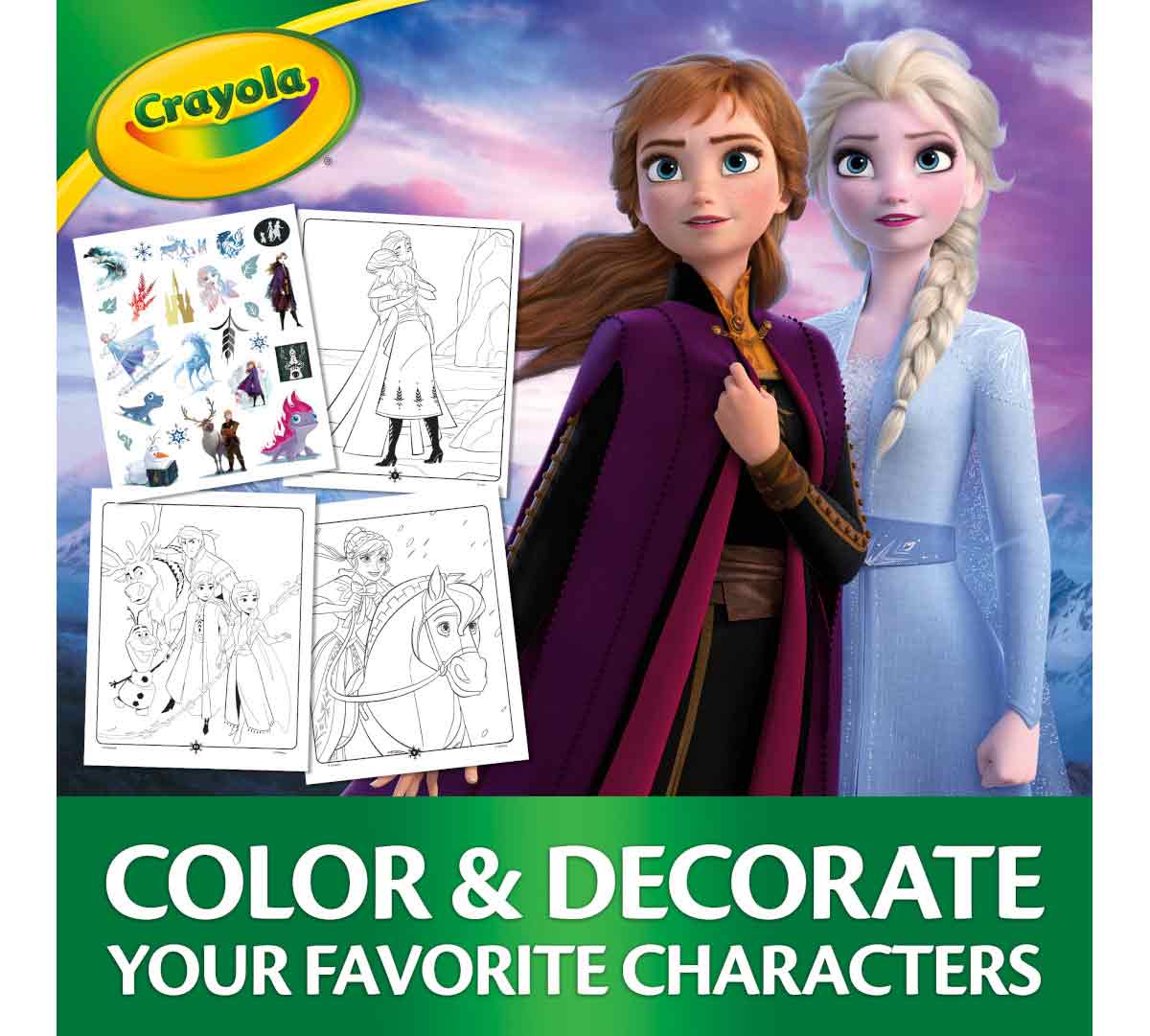 Disney Frozen Color and Sticker Activity Set with Markers