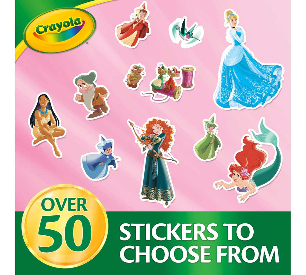 Disney Princess Color and Sticker Activity Set with Markers