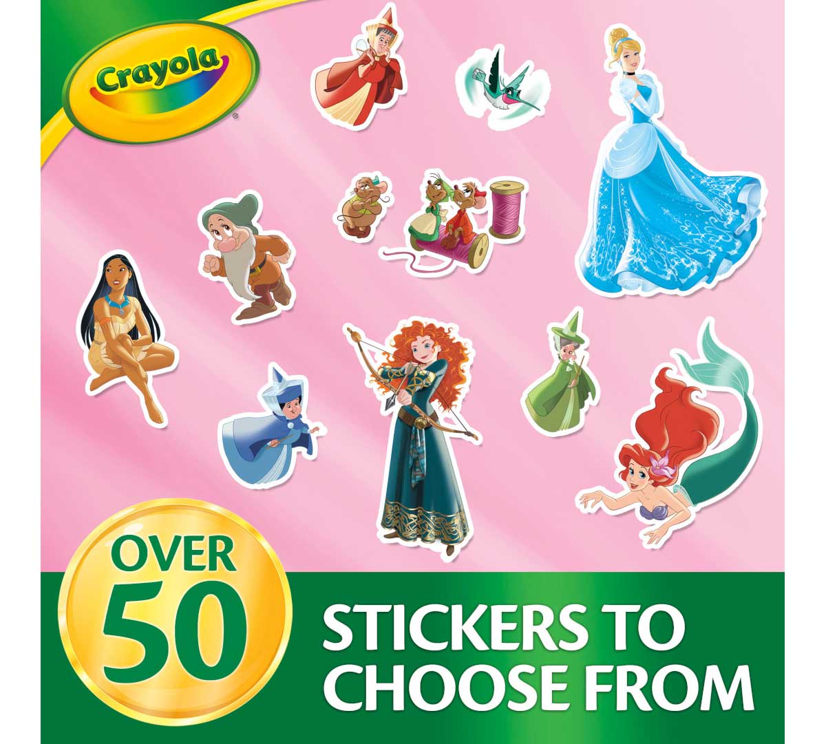 Disney Princess Color and Sticker Activity Set with Markers
